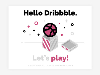 Hello Dribbble dribbble hello hello dribbble new play