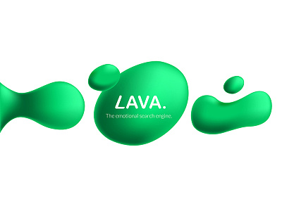 Lava Logo emotion engine glow green lava search