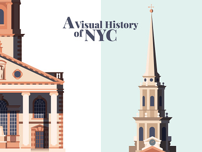 A Visual History of NYC architecture building chapel history illustration new nyc visual york