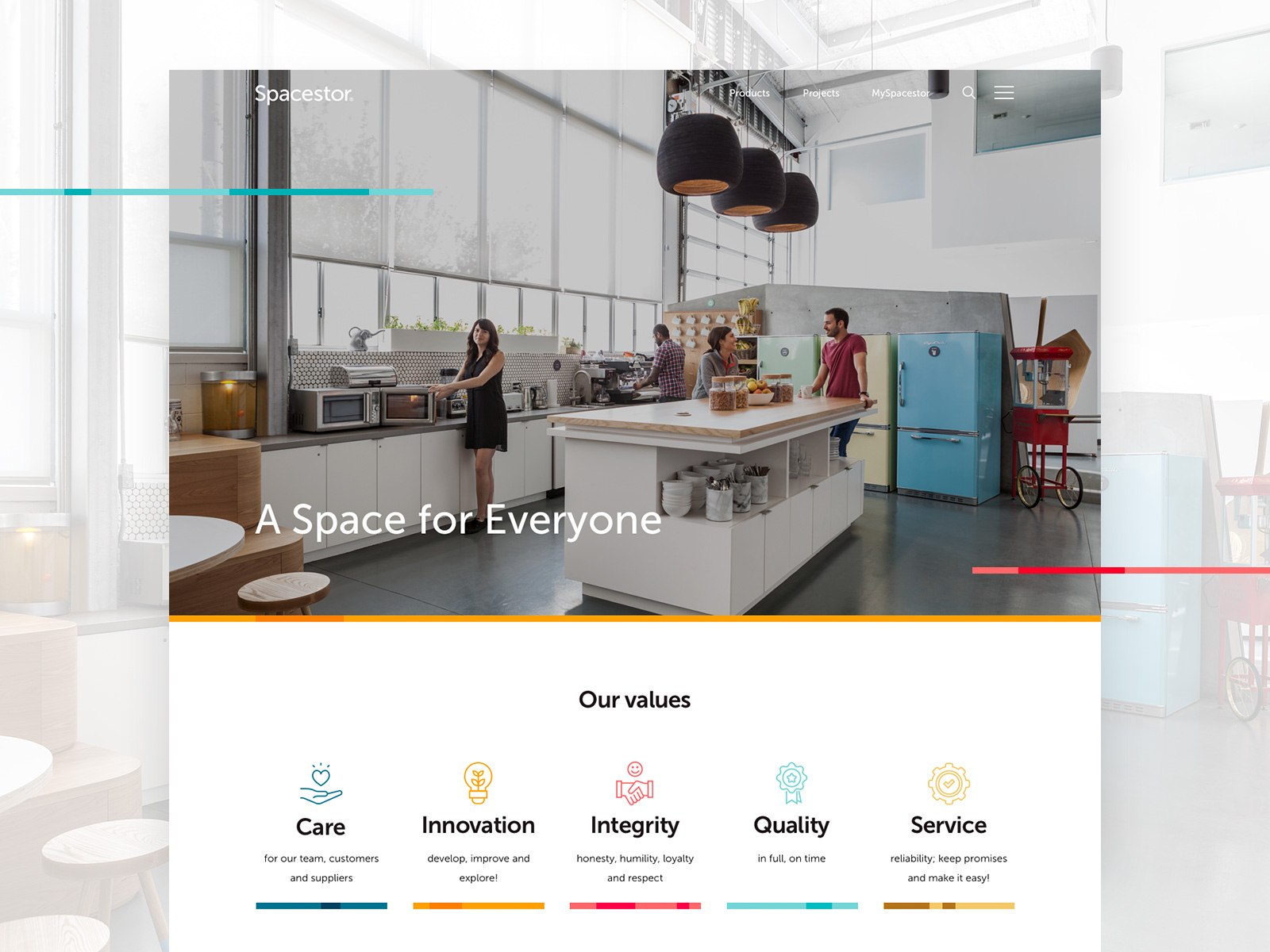 Spacestor - Our Values by Marta Colmenero for Greenlight Digital on ...