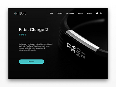 Fitbit Landing Page