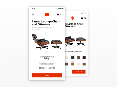 Herman Miller App Redesign