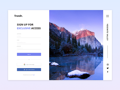 Daily UI: Sign Up