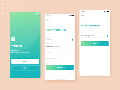 Register & Forgot Pass | Kaya : Wallet Apps