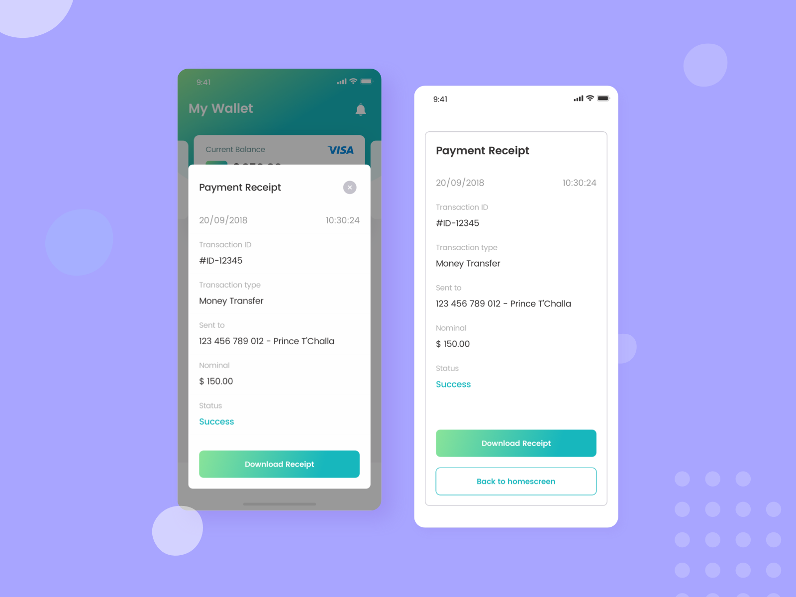 Payment Receipt | Kaya : Wallet Apps by Ozi Thohari for Designspace on ...