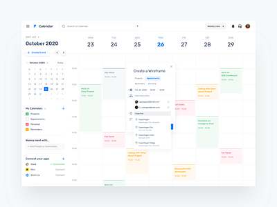 Calendar Dashboard