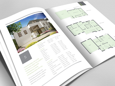 Luxury Homes Brochure brochure cgi logo minimal plans property white