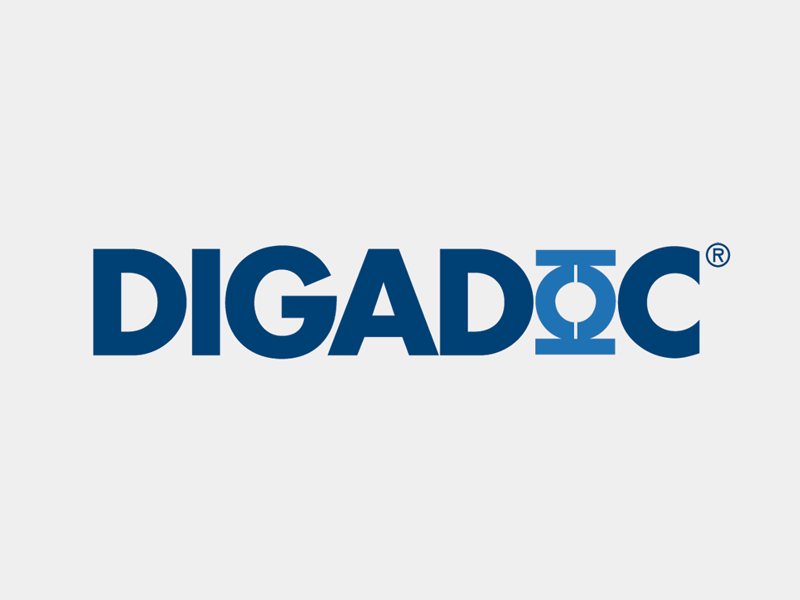 DigaDoc Logo blue brand element icon logo mark