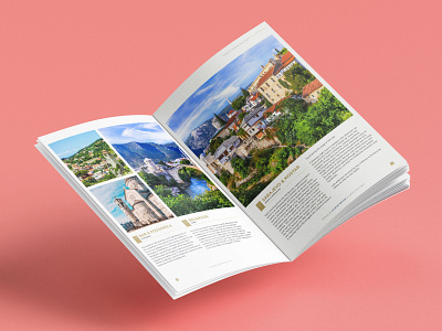 Luxury Brochure Design brochure clean design minimal travel typography white