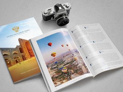 Luxury Holiday Brochure Design brochure cover holiday layout luxury spread summer vacation