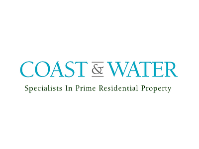 Coast And Water Logo branding clean logo property serif traditional word mark