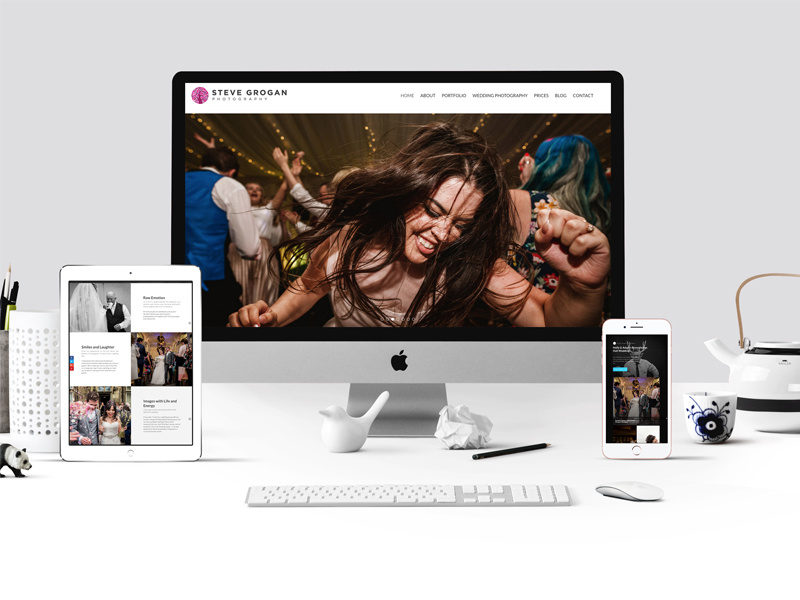 Manchester Photographer Website Design seo marketing typography minimal clean responsive web photographer