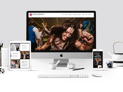 Manchester Photographer Website Design clean marketing minimal photographer responsive seo typography web
