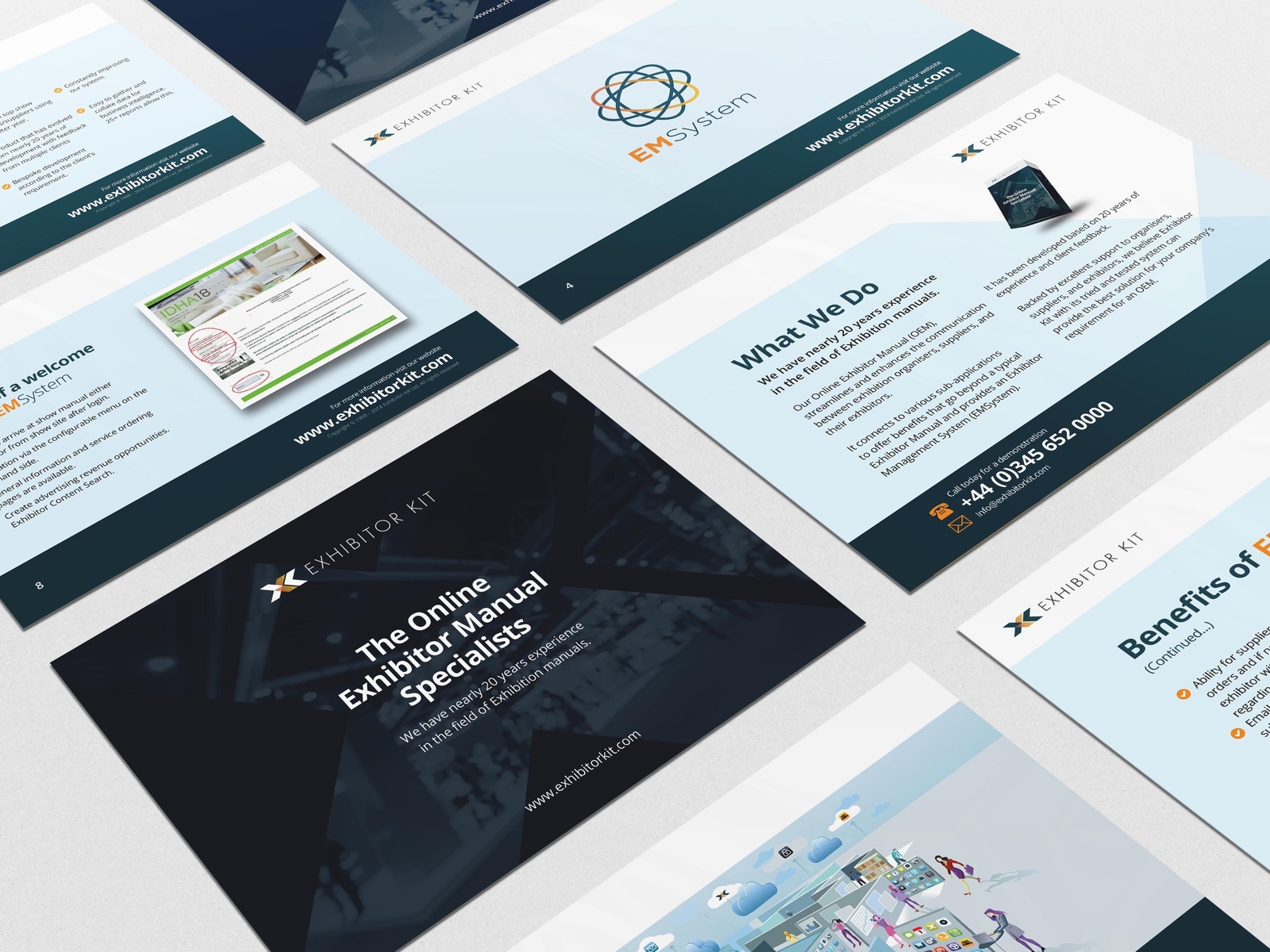 Exhibitor Kit Brochure by Jim Adams on Dribbble