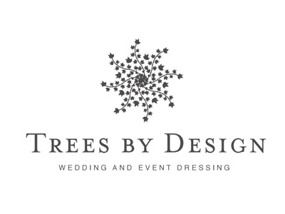 Trees By Design Logo logo trees vector wedding