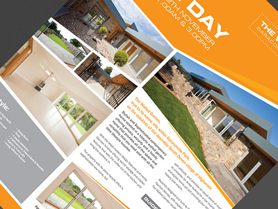 Advert With Angles advert orange property real estate