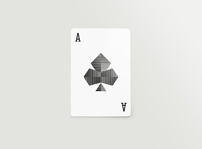 Clubs Ace card card design design illustration poker