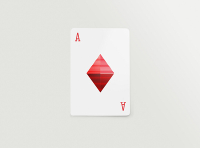 Diamonds ace card card design design diamonds illustration poker