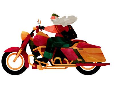 Biker beard biker cartoon fat harley davidson illustration metal moto motor motorcycle retro rider rock speed style texture vector vintage