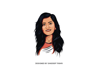 Vector Portrait by Sandeep Tiwari