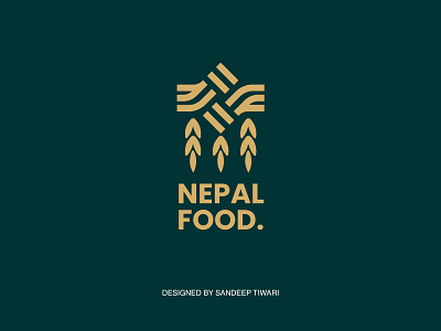 NEPAL FOOD NETWORKS LOGO design espyctiwa illustration logo nepal nepal food sandeeptiwari sandeeptiwaristudio
