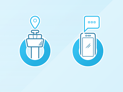 Onboarding Icons app booking design flights icon ios location mobile notification onboarding ux