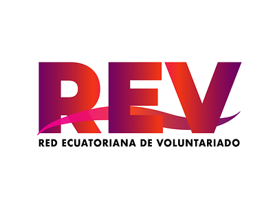Red Ecuatoriana de Voluntariado (unused) graphic design illustrator logo