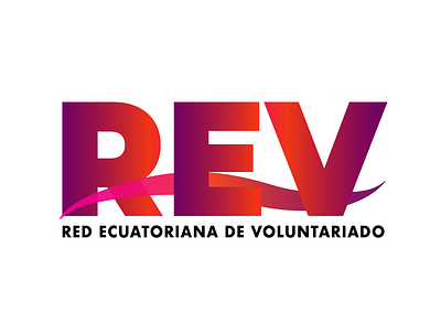 Red Ecuatoriana de Voluntariado (unused) graphic design illustrator logo