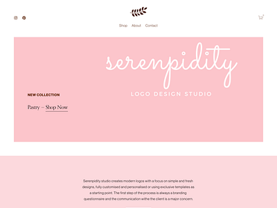 serenpidity logo design website