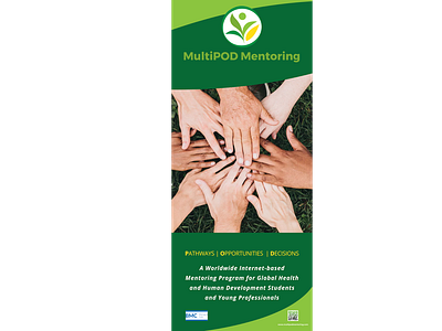 MultiPOD Mentoring Banner banner graphic design illustrator photoshop print design