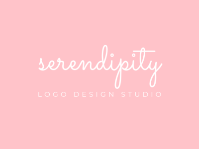 Serendipity branding graphic design illustrator logo