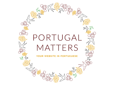 Portugal Matters branding graphic design illustrator logo webdesign