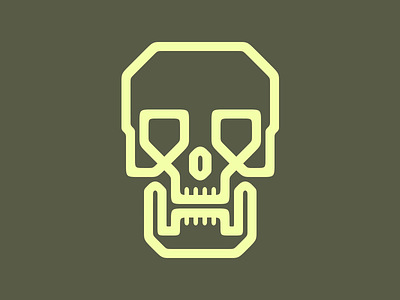 Line Skull 2d illustration line minimalistic simple skeleton skull