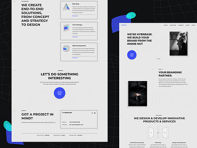 Hybrbase branding concept design logo ui ui ux design uidesign web webdesign website