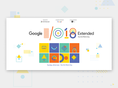 Google I/O 2018 Extended Backdrop backdrop design