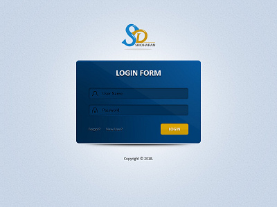 SD Login Page branding corporate design login logo ui web