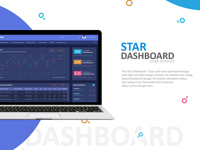 Star Dashboard dashboard ui star star dashboard ui ux web web deisgn