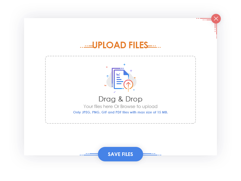 File Upload UI with Animation