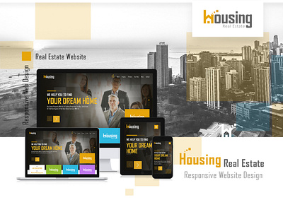 Housing Real Estate Website - MockUp Screen