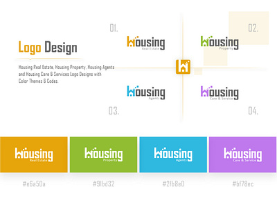 Housing Real Estate Website - Logo Designs