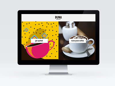 BUNA – speciality coffee branding/webdesign art direction brand design branding coffee coffeeshop illustration typography ui ux web