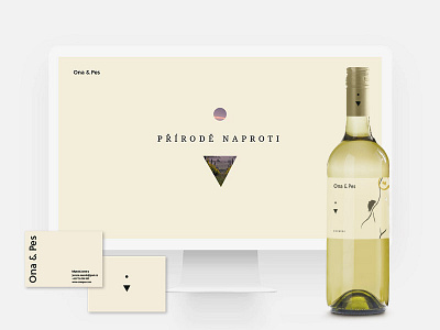 Winery – Her and a Dog brand identity wine