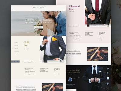 Sedryk Le Blank UI luxury brand ui webdesign