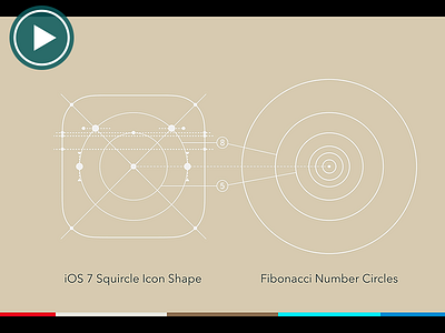 Fibonacci Grid System Motion Animation