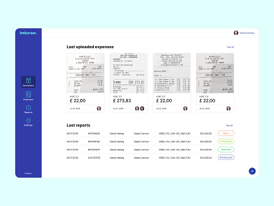 Wep Scan Application for expenses dashboad dashboard app dashboard design expense ui uiuxdesign ux web application webdesign website