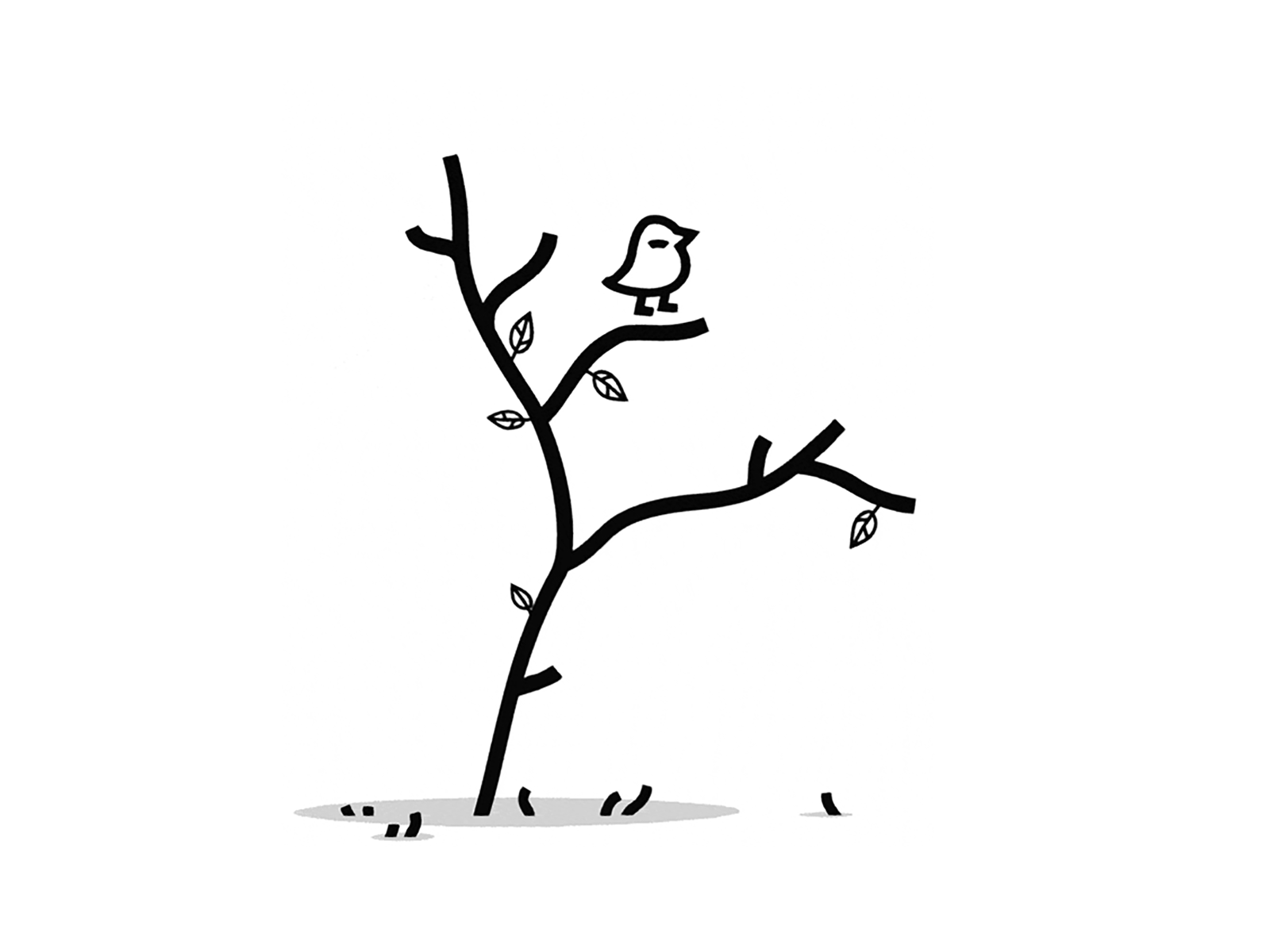 PiAwk - Tree bird cute gamedesign gamedev indiegame minimalist piawk