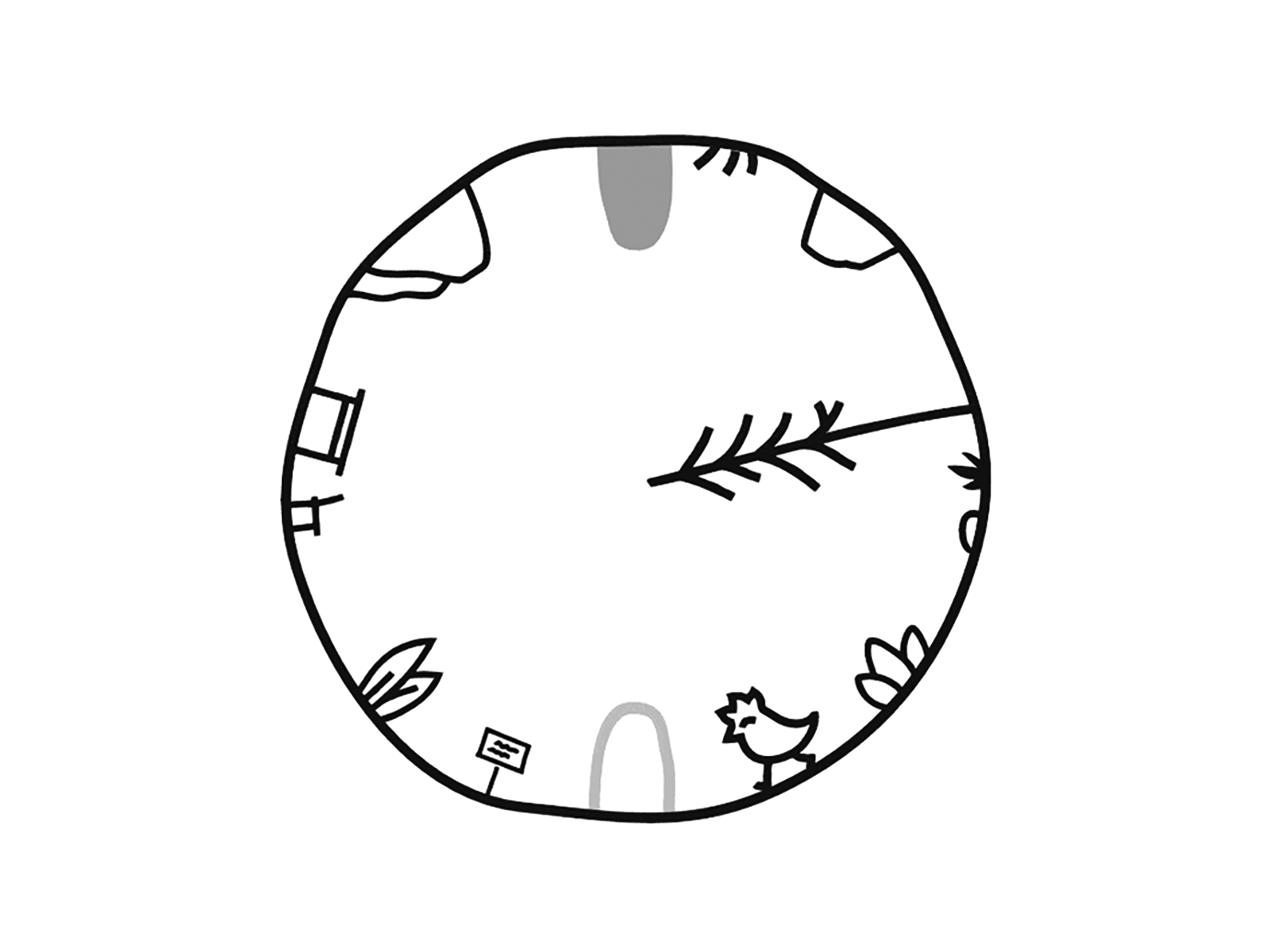 PiAwk - Circle bird cute gamedesign gamedev indiegame minimalist piawk