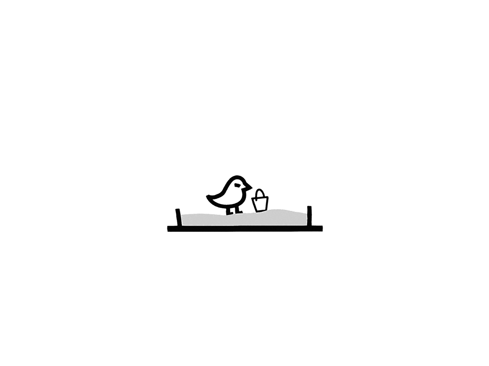 PiAwk - Bucket bird cute gamedesign gamedev indiegame minimalist piawk