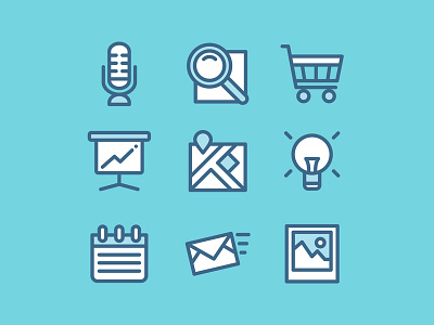 100 Free Web and App UI icons by Selin Koseoglu on Dribbble