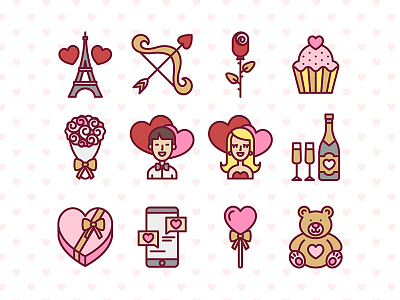 Valentine's Day Free Icon Set free icon love set valentinesday